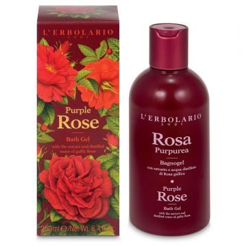 Піна для ванн-гель для душу Пурпурна Троянда, 250мл ― Магазин косметики L`erbolario.com.ua